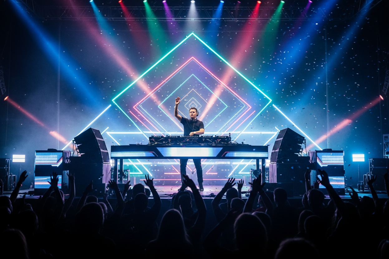 DJ live on Stage 
